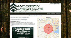 Desktop Screenshot of andersonarborcare.com